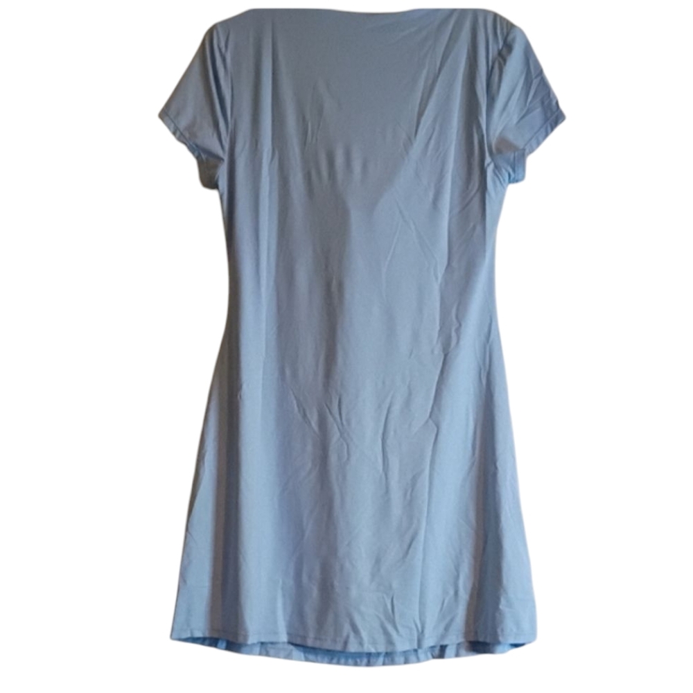 Light Blue Mini Dress 👗 - Picture 3 of 4